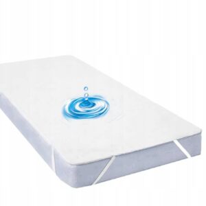 Ochraniacz na Materac 120x200cm z Paskami na rogach Wodoodporny