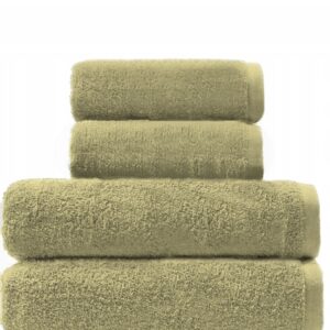 ZESTAW RĘCZNIKI DO KĄPIELI 4 SZTUKI 100% BAWEŁNA BEŻOWY