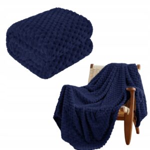 PLED MIĘKKI NARZUTA KOC PLASTERKI MIODOWE 200X220 GRANATOWY RÓŻNE KOLORY