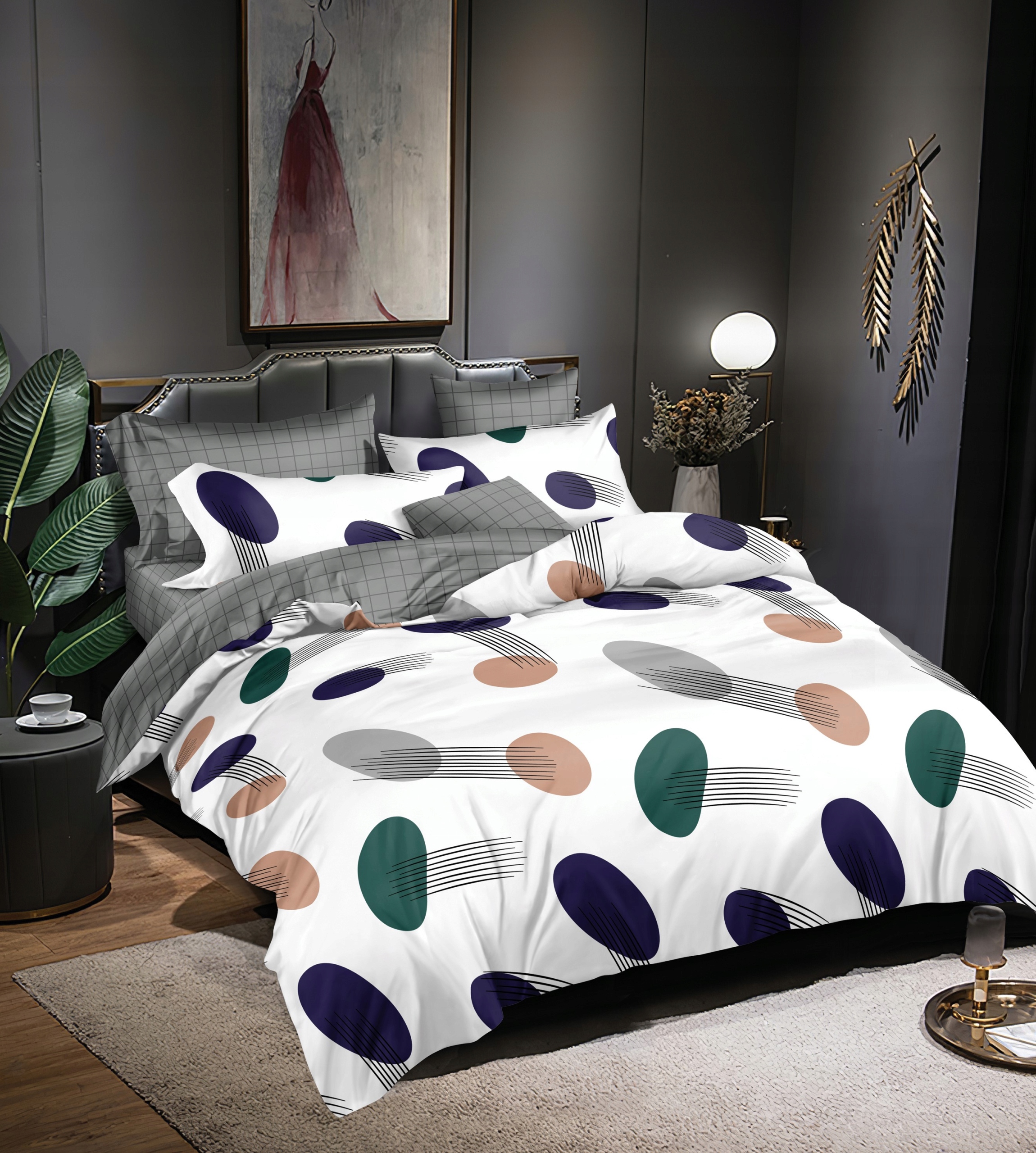 KOMPLET POŚCIELI 200x220 SATYNA BAWEŁNIANA POSZEWKI 70x80 DUŻY WYBÓR - obrazek 2