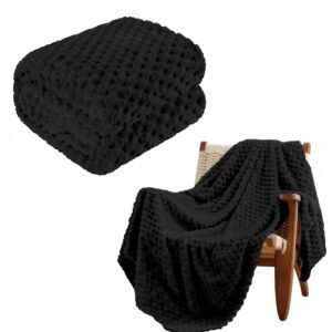 PLED MIĘKKI NARZUTA KOC PLASTERKI MIODOWE 160X200 CZARNY RÓŻNE KOLORY