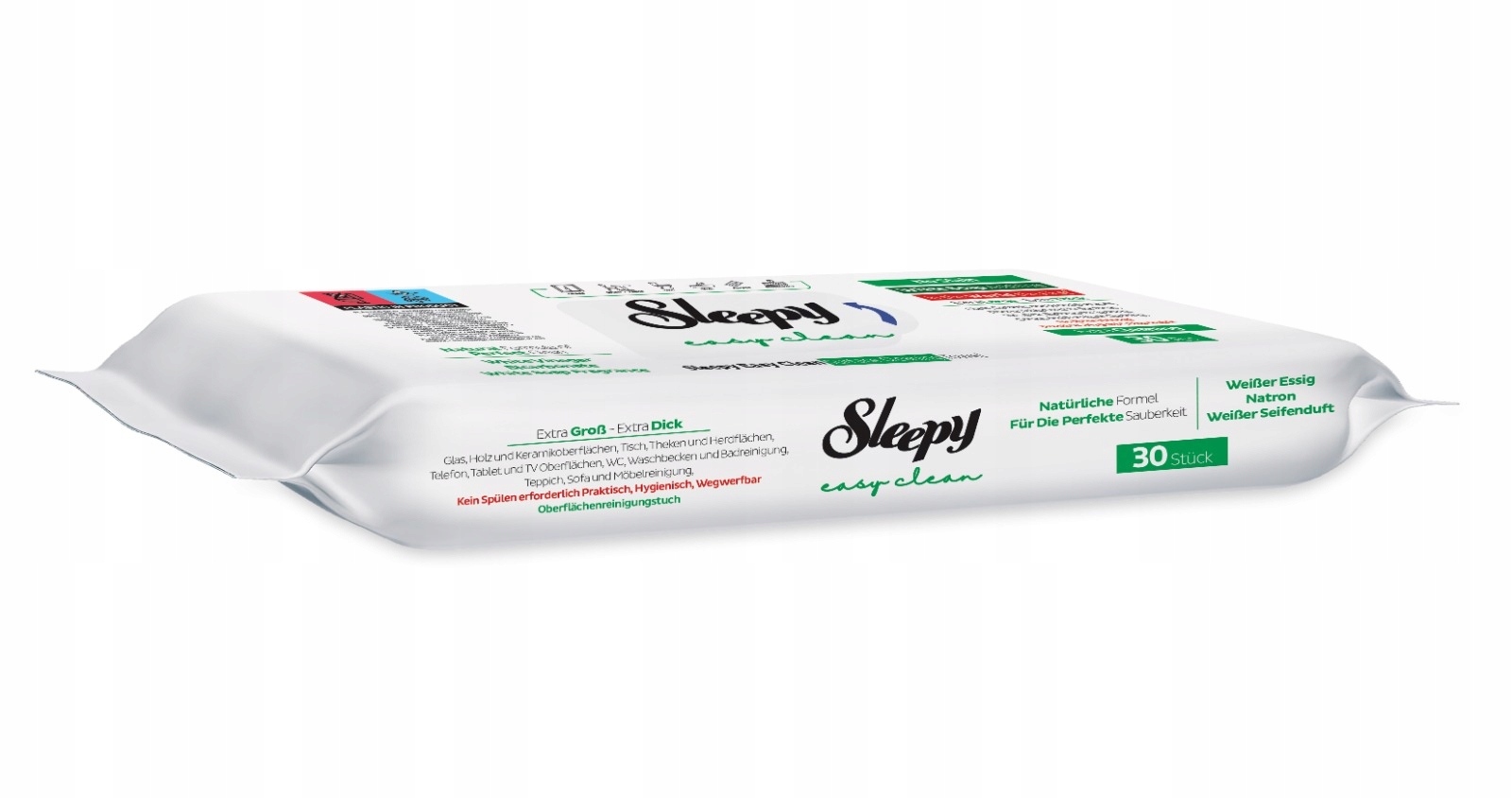 Nawilżane chusteczki SLEEPY Easy Clean czyszczące uniwersalne 30 szt - obrazek 7