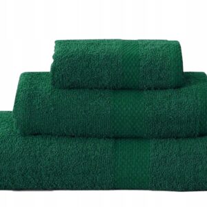 RĘCZNIK Z WZOREM GRUBY SPA 100WEŁNA 50X100cm HOTELOWY BUTELKA KOLOR