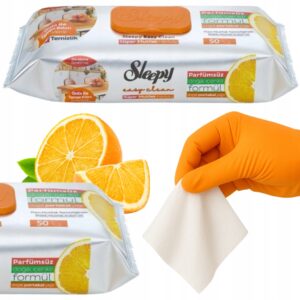 Chusteczki do czyszczenia kuchni Sprzątania mokre SLEEPY Easy Clean 50 szt