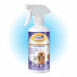 PET WHITE SPRAY DO CZYSZCZENIA MEBLI & ELIMINACJI ZAPACHÓW 500ML