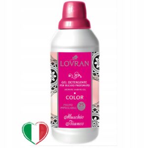 LOVRAN ŻEL DO PRANIA TKANIN UNIWERSALNY PERFUMOWANY MUSCHIO&BIANCO 1L