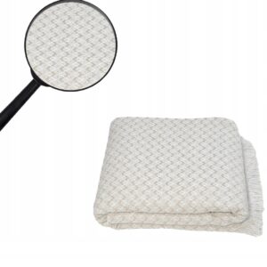 KOC NARZUTA POKROWIEC NA SOFE Z FRĘDZLAMI TURECKII BEŻOWY 170X210 PREZENT