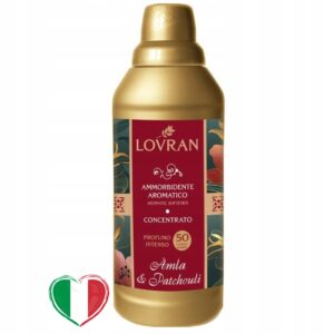 LOVRAN PŁYN DO PŁUKANIA TKANIN KONCENTRAT PERFUMOWANY AMLA&PACHOULI 1L