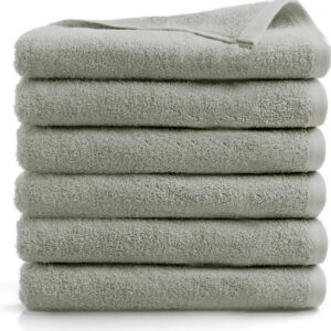 RĘCZNIK KĄPIELOWY GRUBY SPA 100% BAWEŁNA 30X50cm HOTELOWY SZARY kolory