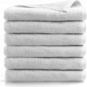 RĘCZNIK KĄPIELOWY GRUBY SPA 100% BAWEŁNA 30X50cm HOTELOWY BIAŁY kolory