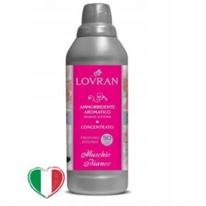 LOVRAN PŁYN DO PŁUKANIA TKANIN KONCENTRAT PERFUMOWANY MUSCHIO&BIANCO 1L