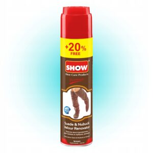 SHOW Spray do renowacji zamszu i nubuku 250ml+20% Nasadka-pędzel 100ml Brąż