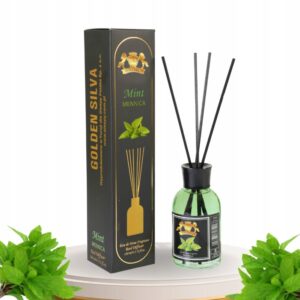 ZAPACHY DO DOMU GOLDEN SILVA PATYCZKI 110ML ZAPACH MIĘTA DYFUZOR