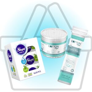 ZESTAW DO MAKE UP "CZYSTA TWARZ" DO DEMAKIJAZU