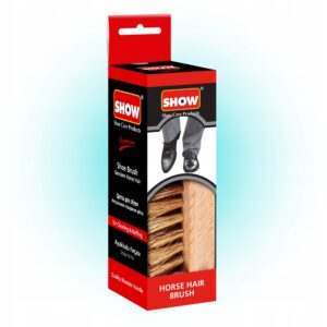 Szczotka do polerowania butów z włosia końskiego Show