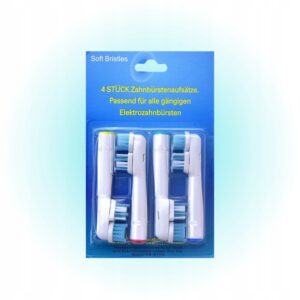 ZAMIENNIK SB-417A KOŃCÓWKI DO SZCZOTECZEK ELEKTRYCZNYCH ORAL-B 4 SZTUKI