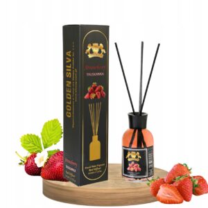 ZAPACHY DO DOMU GOLDEN SILVA PATYCZKI 110ML ZAPACH TRUSKAWKA DYFUZOR