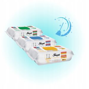 ZESTAW DO SPRZATANIA "STANDARD" CHUSTECZKI DO SPRZĄTANIA SLEEPY 300 SZT.