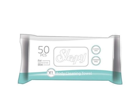 Chusteczki nawilżane SLEEPY XL do ciała odświeżające mokre 50 szt. - obrazek 6