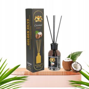 ZAPACHY DO DOMU GOLDEN SILVA PATYCZKI 110ML ZAPACH KOKOS DYFUZOR