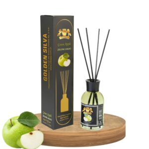 ZAPACHY DO DOMU GOLDEN SILVA PATYCZKI 110ML ZAPACH ZIELONE JABŁKO DYFUZOR