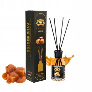 ZAPACHY DO DOMU GOLDEN SILVA PATYCZKI 110ML ZAPACH KARMEL DYFUZOR