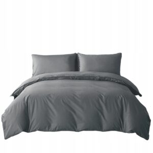 Komplet pościeli comfort 160x200cm TRZYCZĘŚCIOWY CIEMNOSZARY