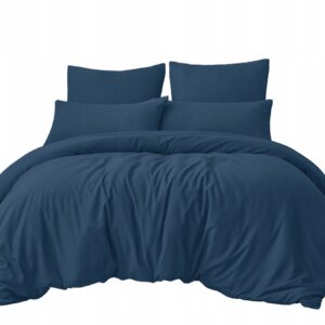 KOMPLET POŚCIELI LUXURY 140X200 GŁADKA SATYNA BAWEŁNIANA ZINK