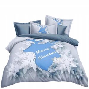 KOMPLET POŚCIEL ŚWIĄTECZNA 160X200 SATYNA BAWEŁNIANA RÓŻNE WZORY ŚWIĄTECZNE