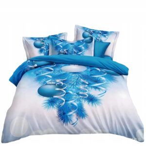 KOMPLET POŚCIEL ŚWIĄTECZNA 200X220 SATYNA BAWEŁNIANA RÓŻNE WZORY ŚWIĄTECZNE