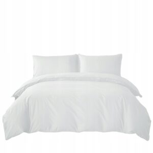 Komplet pościeli 160x200cm TRZYCZĘŚCIOWY BIAŁY