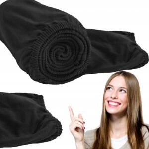 Prześcieradło z gumką bawełna jersey 200x220cm kolor czarny