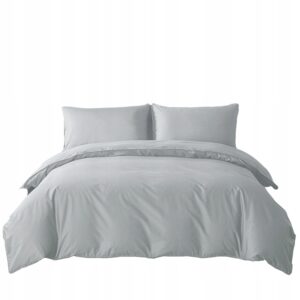 Komplet pościeli 160x200cm TRZYCZĘŚCIOWY SZARY