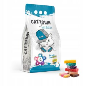 CAT TOWN – EKOLOGICZNY ŻWIREK BENTONITOWY Z MYDŁEM MARSYLSKIM