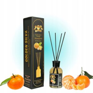ZAPACH DO DOMU GOLDEN SILVA PATYCZKI 110ML ZAPACH MANDARYNKA DYFUZOR