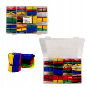 ZESTAW RURKI TERMOKURCZLIWE IZOLOWANE KOSZULKI 560SZT