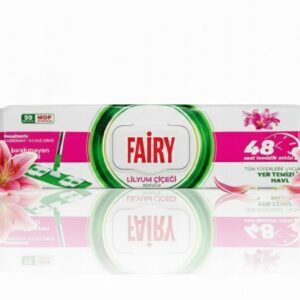 FAIRY WKŁADY DO MOPA NAWILŻANE ŚCIERKI JEDNORAZOWE ZAPACH LILII 1X50 4XL