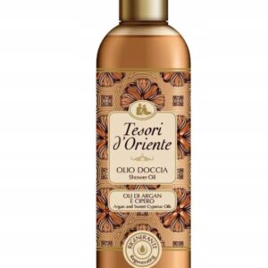 TESORI d'Oriente ARGAN&CYPERUS OLEJEK POD PRYSZNIC DO KĄPIELI NAWILŻA 250ML