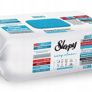 Chusteczki czyszczące XXL Sleepy Easy Clean Ocean Freshness 100 szt