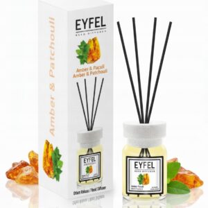 EYFEL Patyczki dyfuzor zapachy do domu Amber&Patchouli 120 ml