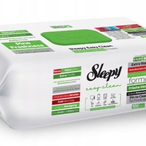 SLEEPY Easy Clean XXL 100 szt. Pine Freshness Uniwersalne Chusteczki