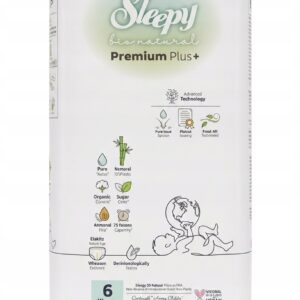 Pieluchy Treningowe Sleepy Natural Premium Plus+ 6 X-Large 32 szt