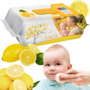 Odświeżające chusteczki Cytrynowe nawilżane do rąk mokre SLEEPY 120 szt.